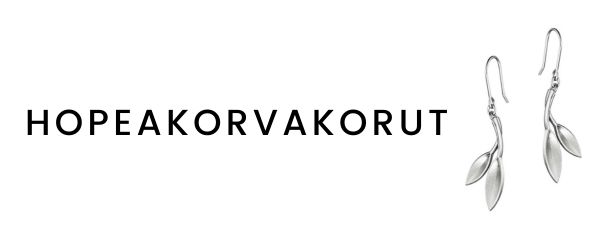 Kotimaiset hopeakorvakorut edullisesti netistä