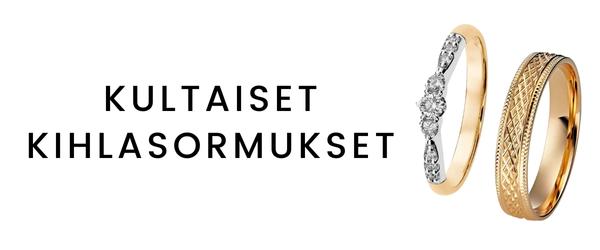 Kultaiset kihlasormukset