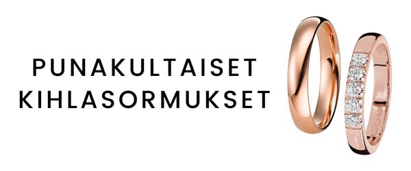 Punakultaiset kihlasormukset