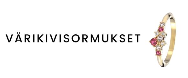 Värikivisormukset