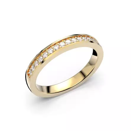 Festive Ariel timanttisormus 0,16 ct - Rivitimanttisormukset - 498-016-KK - 1