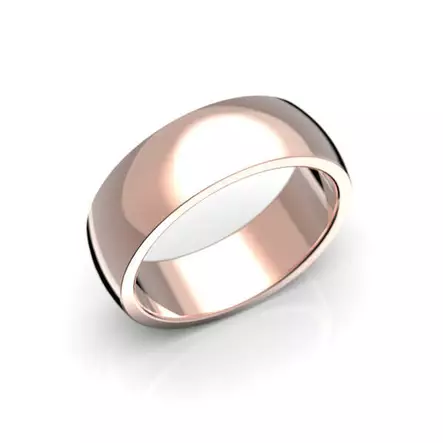 Festive Firenze Heavy kihlasormus 7,0 mm punakulta - Punakultasormukset - 14-TFL70-20-PK-150 - 1