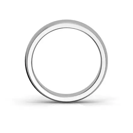 Festive Firenze Heavy kihlasormus 7,0 mm valkokulta - Valkokultasormukset - 14-TFL70-20-VK-150 - 2