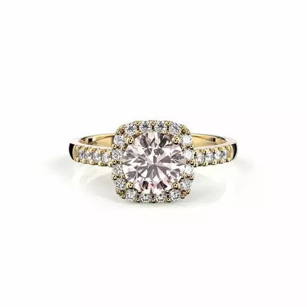 Festive Jennifer Morganiitti timanttisomus 0,26 ct - Keltakultasormukset - 14-639-126M-KK-150 - 2