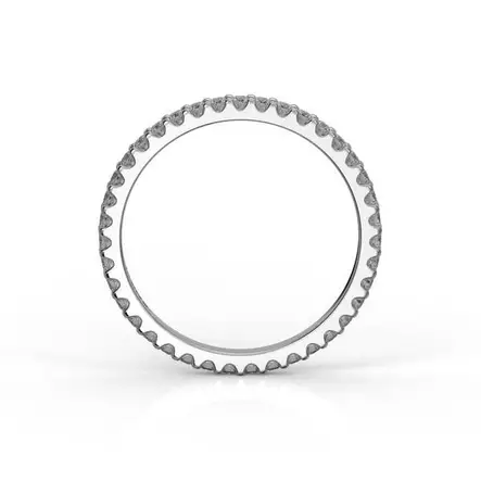 Festive Juliette allianssitimanttisormus 0,42 ct valkokulta - Allianssisormukset - 14-560-042-VK-150 - 2