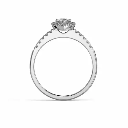 Festive Penelope timanttisomus 0,53 ct - Valkokultasormukset - 14-641-053-VK-150 - 2