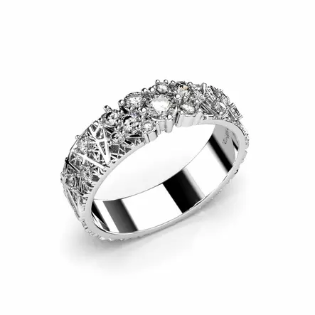 Festive Routa-Rakka timanttisormus 0,33 ct valkokulta - Muut timanttisormukset - 627-033-VK - 1