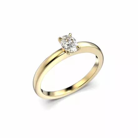 Festive Selena Timanttisormus 0,30 ct keltakulta - Solitaire sormukset - 14-683-030-KK-150 - 1