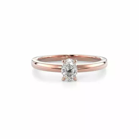 Festive Selena Timanttisormus 0,30 ct punakulta - Solitaire sormukset - 14-683-030-PK-150 - 2
