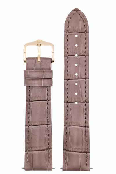 Hirsch Duke nahkaranneke taupe S - Kellon rannekkeet - 01028337-1-20 - 2