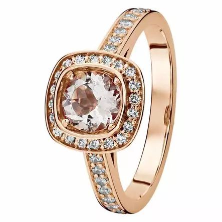 Kohinoor Stella timanttisormus 933-240PK-44B3 - Halosormukset - 933-240PK-44B3-150 - 1