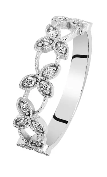 Kohinoor Swan timanttisormus 033-430V-15 - Rivitimanttisormukset - 033-430V-15-150 - 1