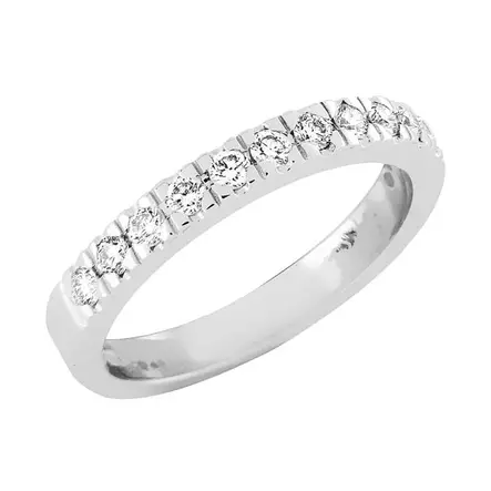 Sandberg Myötätuuli Timanttisormus M-166w 0,27 ct - Rivitimanttisormukset - M-166w-18K-160 - 1
