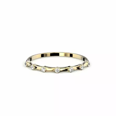Festive Isla timanttisormus 0,07 ct - Rivitimanttisormukset - 14-645-007-KK-150 - 2