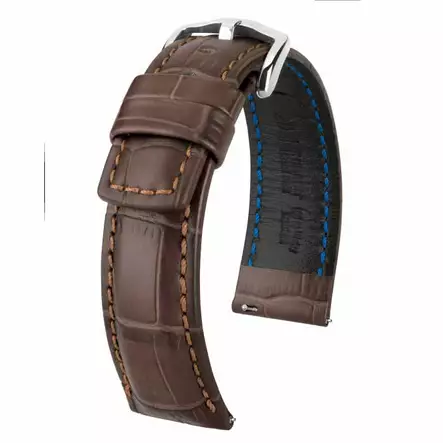 Hirsch Grand Duke Nahkaranne XL - Kellon rannekkeet - 02528210-2-20 - 1