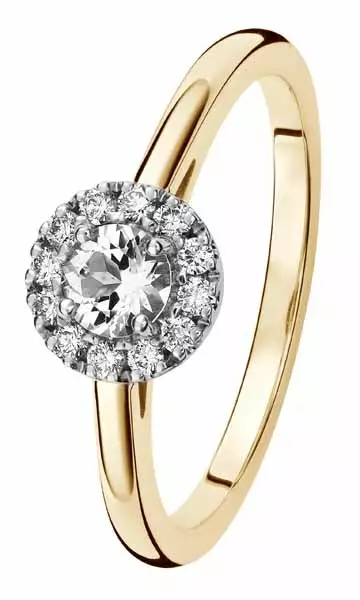 Kohinoor Garda timanttisormus 033-421-12 - Halosormukset - 033-421-12-150 - 1