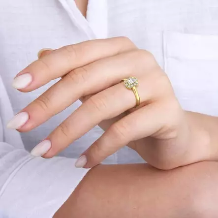 Kohinoor Valerie Timanttisormus 033-262VT-10 - Halosormukset - 033-262VT-10-150 - 2