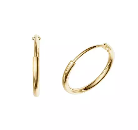 Kultaiset korvarenkaat 14K - Kultakorut - HME930 - 2