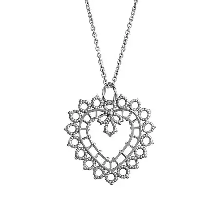 Lempikoru Pitsisydän hopeariipus 3231100500 - Hopeakorut - 3231100500 - 1