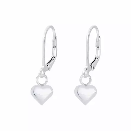 Roikkuvat hopeakorvakorut sydämet - Hopeakorut - HME1030 - 1