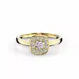 Festive Alicia timanttisormus 0,12 ct - Halosormukset - 14-503-033M-KK-150 - 3