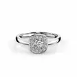Festive Alicia timanttisormus 0,12 ct - Halosormukset - 14-503-033M-VK-150 - 2