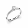 Festive Classic Timanttisormus 0,20 ct Valkokulta 14K - Solitaire sormukset - 14-128-020-VK-150 - 1