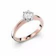 Festive Classic Timanttisormus 0,40 ct Punakulta 14K - Solitaire sormukset - 14-128-040-PV-150 - 1