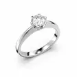 Festive Classic Timanttisormus 0,50 ct Valkokulta 14K - Solitaire sormukset - 14-128-050-VK-150 - 1