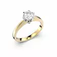 Festive Classic Timanttisormus 0,60 ct Keltakulta 14K - Solitaire sormukset - 14-204-060-KV-150 - 1
