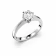 Festive Classic Timanttisormus 0,60 ct Valkokulta 14K - Solitaire sormukset - 14-204-060-VK-150 - 1