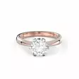 Festive Classic Timanttisormus 1,00 ct Punakulta 14K - Solitaire sormukset - 14-204-100-PV-150 - 2