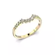 Festive Fiona Side timanttisormus 0,18 ct keltakulta - Sivukivisormukset - 14-674-018-KK-150 - 1