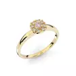 Festive Jasmin morganiitti-timanttisormus 0,08 ct - Halosormukset - 14-562-015M-KK-150 - 1