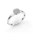 Festive Jasmin morganiitti-timanttisormus 0,08 ct - Halosormukset - 14-562-015M-VK-150 - 1
