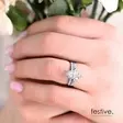 Festive Juliette Side timanttisormus 0,21 ct keltakulta - Sivukivisormukset - 14-676-021-KK-150 - 5