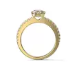 Festive Juliette morganiitti-timanttisormus 0,18 ct - Sivukivisormukset - 14-517-088M-KK-150 - 2