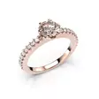 Festive Juliette morganiitti-timanttisormus 0,18 ct - Sivukivisormukset - 14-517-088M-PK-150 - 1