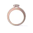 Festive Juliette morganiitti-timanttisormus 0,18 ct - Sivukivisormukset - 14-517-088M-PK-150 - 2
