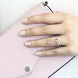 Festive Juliette morganiitti-timanttisormus 0,18 ct - Sivukivisormukset - 14-517-088M-VK-150 - 4