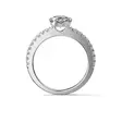 Festive Juliette morganiitti-timanttisormus 0,18 ct - Sivukivisormukset - 14-517-088M-VK-150 - 2