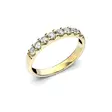 Festive Juliette rivitimanttisormus 0,32 ct keltakulta - Rivitimanttisormukset - 14-660-032-KK-150 - 1