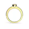Festive Juliette timanttisormus 0,48 ct keltakulta - Sivukivisormukset - 14-517-048-KK-150 - 2