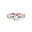 Festive Juliette timanttisormus 0,58 ct punakulta - Sivukivisormukset - 14-517-058-PK-150 - 3