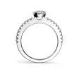 Festive Juliette timanttisormus 0,58 ct valkokulta - Sivukivisormukset - 14-517-058-VK-150 - 2
