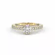 Festive Juliette timanttisormus 0,88 ct keltakulta - Sivukivisormukset - 14-517-088-KK-150 - 2