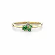 Festive Nadja Bloom Green timanttisormus 0,02 ct keltakulta - Muut timanttisormukset - 14-691-017G-KK-150 - 2