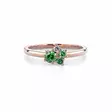 Festive Nadja Bloom Green timanttisormus 0,02 ct punakulta - Muut timanttisormukset - 14-691-017G-PK-150 - 2