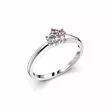 Festive Nadja Bloom Pink timanttisormus 0,12 ct valkokulta - Muut timanttisormukset - 14-691-017P-VK-150 - 1