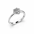 Festive Nadja Halo timanttisormus 0,28 ct valkokulta - Halosormukset - 14-690-028-VK-150 - 1